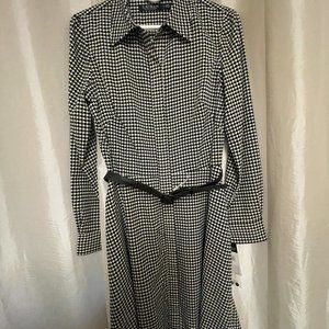 Ralph Lauren Houndstooth shirt dress